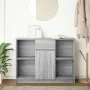 Aparador con cajón Sonoma gris 101x35x76 cm madera ingeniería de , Aparadores - Ref: Foro24-861567, Precio: 91,86 €, Descuent...