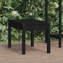 Banco de jardín madera maciza pino negro 80x44x45 cm de vidaXL, Bancos de jardín - Ref: Foro24-824001, Precio: 59,04 €, Descu...
