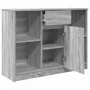 Aparador con cajón Sonoma gris 101x35x76 cm madera ingeniería de , Aparadores - Ref: Foro24-861567, Precio: 91,86 €, Descuent...