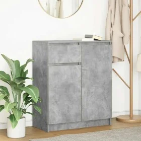 Aparador con cajón gris hormigón 71x35x84 cm madera ingeniería de , Aparadores - Ref: Foro24-861592, Precio: 86,03 €, Descuen...