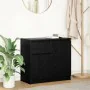 Aparador con cajón roble negro 71x35x65 cm madera de ingeniería de , Aparadores - Ref: Foro24-861599, Precio: 77,88 €, Descue...