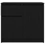 Aparador con cajón roble negro 71x35x65 cm madera de ingeniería de , Aparadores - Ref: Foro24-861599, Precio: 77,88 €, Descue...