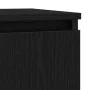 Aparador con cajón roble negro 71x35x65 cm madera de ingeniería de , Aparadores - Ref: Foro24-861599, Precio: 77,88 €, Descue...