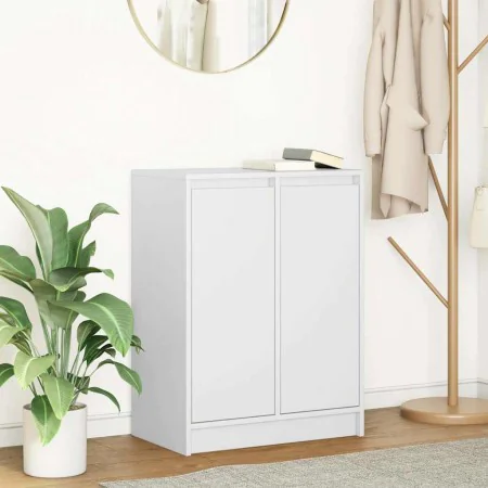Aparador blanco 57x34x76 cm madera de ingeniería de , Aparadores - Ref: Foro24-861616, Precio: 73,29 €, Descuento: %