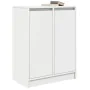 Aparador blanco 57x34x76 cm madera de ingeniería de , Aparadores - Ref: Foro24-861616, Precio: 73,29 €, Descuento: %