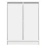 Aparador blanco 57x34x76 cm madera de ingeniería de , Aparadores - Ref: Foro24-861616, Precio: 73,29 €, Descuento: %