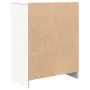 Aparador blanco 57x34x76 cm madera de ingeniería de , Aparadores - Ref: Foro24-861616, Precio: 73,29 €, Descuento: %