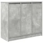 Aparador de madera de ingeniería gris hormigón 85x34x76 cm de , Aparadores - Ref: Foro24-861628, Precio: 89,06 €, Descuento: %