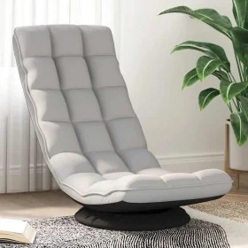 Sillón giratorio de suelo de tela gris nube 70x51x79 cm de , Sillas de suelo - Ref: Foro24-4019731, Precio: 118,11 €, Descuen...