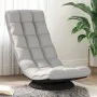 Sillón giratorio de suelo de tela gris nube 70x51x79 cm by , Floor chairs - Ref: Foro24-4019731, Price: 118,11 €, Discount: %