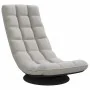 Sillón giratorio de suelo de tela gris nube 70x51x79 cm by , Floor chairs - Ref: Foro24-4019731, Price: 118,11 €, Discount: %