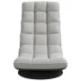 Sillón giratorio de suelo de tela gris nube 70x51x79 cm by , Floor chairs - Ref: Foro24-4019731, Price: 118,11 €, Discount: %