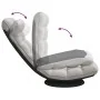 Sillón giratorio de suelo de tela gris nube 70x51x79 cm by , Floor chairs - Ref: Foro24-4019731, Price: 118,11 €, Discount: %