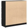 Aparador de madera de roble negro 100x35x99 cm de , Aparadores - Ref: Foro24-3328490, Precio: 160,80 €, Descuento: %