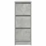 Aparador de madera de ingeniería gris hormigón 29,5x34x76 cm de , Aparadores - Ref: Foro24-861637, Precio: 61,08 €, Descuento: %