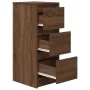 Aparador roble marrón 29,5x34x76 cm madera de ingeniería de , Aparadores - Ref: Foro24-861640, Precio: 62,76 €, Descuento: %