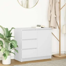 Aparador con cajón blanco 71x35x65 cm madera de ingeniería von , Sideboards - Ref: Foro24-861571, Preis: 85,64 €, Rabatt: %