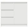 Aparador con cajón blanco 71x35x65 cm madera de ingeniería de , Aparadores - Ref: Foro24-861571, Precio: 85,64 €, Descuento: %