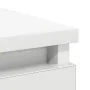 Aparador con cajón blanco 71x35x65 cm madera de ingeniería de , Aparadores - Ref: Foro24-861571, Precio: 85,64 €, Descuento: %