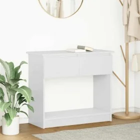 Mesa consola con cajones blanca 85,5x38,5x74,5 cm von , Seitentische - Ref: Foro24-861391, Preis: 80,43 €, Rabatt: %