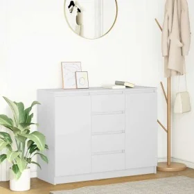 Aparador con cajones blanco 100,5x35x76 cm madera de ingeniería de , Aparadores - Ref: Foro24-3328444, Precio: 134,39 €, Desc...