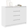 Aparador con cajones blanco 100,5x35x76 cm madera de ingeniería de , Aparadores - Ref: Foro24-3328444, Precio: 134,39 €, Desc...