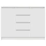 Aparador con cajones blanco 100,5x35x76 cm madera de ingeniería de , Aparadores - Ref: Foro24-3328444, Precio: 134,39 €, Desc...