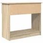 Mesa consola con cajones roble Sonoma 85,5x38,5x74,5 cm by , Side tables - Ref: Foro24-861393, Price: 76,87 €, Discount: %