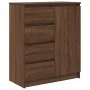 Aparador con cajones roble marrón 71x35x84 cm madera ingeniería de , Aparadores - Ref: Foro24-861586, Precio: 108,19 €, Descu...
