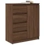Aparador con cajones roble marrón 71x35x84 cm madera ingeniería de , Aparadores - Ref: Foro24-861586, Precio: 108,19 €, Descu...