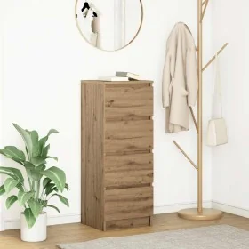 Aparador Artisan Roble 37,5x35x99 cm Madera de ingeniería by , Sideboards - Ref: Foro24-861705, Price: 77,37 €, Discount: %