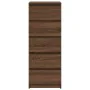 Aparador con cajones roble marrón 37,5x35x99 cm de , Aparadores - Ref: Foro24-861766, Precio: 93,99 €, Descuento: %