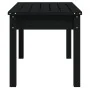 Banco de jardín madera maciza pino negro 80x44x45 cm de vidaXL, Bancos de jardín - Ref: Foro24-824001, Precio: 59,04 €, Descu...
