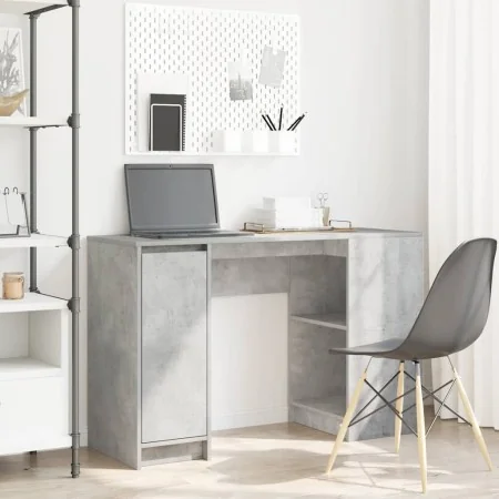 Escritorio gris hormigón 120x42x76 cm madera de ingeniería de , Escritorios - Ref: Foro24-861817, Precio: 93,32 €, Descuento: %