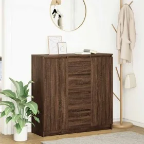 Aparador con cajones roble marrón 100,5x35x98,5 cm by , Sideboards - Ref: Foro24-3328459, Price: 155,38 €, Discount: %