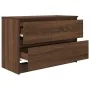 Mueble de TV marrón roble 80x35x54 cm madera de ingeniería de , Muebles TV - Ref: Foro24-861793, Precio: 76,92 €, Descuento: %