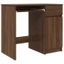 Escritorio roble marrón 86x49x76 cm madera de ingeniería de , Escritorios - Ref: Foro24-861829, Precio: 96,91 €, Descuento: %
