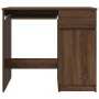 Escritorio roble marrón 86x49x76 cm madera de ingeniería de , Escritorios - Ref: Foro24-861829, Precio: 96,91 €, Descuento: %