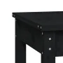 Banco de jardín madera maciza pino negro 80x44x45 cm de vidaXL, Bancos de jardín - Ref: Foro24-824001, Precio: 59,04 €, Descu...