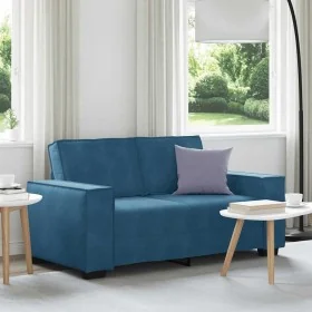 Sofá de 2 plazas terciopelo azul 120 cm von , Sofas - Ref: Foro24-4105019, Preis: 221,91 €, Rabatt: %