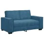 Sofá de 2 plazas terciopelo azul 120 cm by , Sofas - Ref: Foro24-4105019, Price: 221,91 €, Discount: %