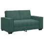 Sofá de 2 plazas de terciopelo verde oscuro 120 cm by , Sofas - Ref: Foro24-4105012, Price: 204,85 €, Discount: %
