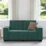Sofá de 2 plazas de terciopelo verde oscuro 120 cm by , Sofas - Ref: Foro24-4105012, Price: 204,85 €, Discount: %