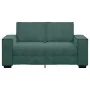 Sofá de 2 plazas de terciopelo verde oscuro 120 cm by , Sofas - Ref: Foro24-4105012, Price: 204,85 €, Discount: %