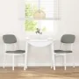 Sillas de comedor con cojines 2uds madera maciza blanco caucho de , Sillas de comedor - Ref: Foro24-4102526, Precio: 154,29 €...