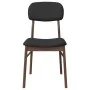 Sillas de comedor con cojines 2 uds madera maciza marrón caucho de , Sillas de comedor - Ref: Foro24-4102524, Precio: 160,63 ...
