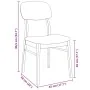 Sillas de comedor con cojines 2 uds madera maciza marrón caucho de , Sillas de comedor - Ref: Foro24-4102524, Precio: 160,63 ...