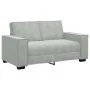 Sofá de 2 plazas de terciopelo gris claro 120 cm by , Sofas - Ref: Foro24-4105010, Price: 209,50 €, Discount: %