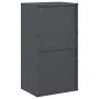 Leñero antracita 40x30x75 cm Acero laminado en frío de , Bolsas y soportes de leña - Ref: Foro24-864193, Precio: 84,88 €, Des...