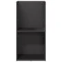 Leñero negro 40x30x80 cm Acero laminado en frío de , Bolsas y soportes de leña - Ref: Foro24-864187, Precio: 81,43 €, Descuen...